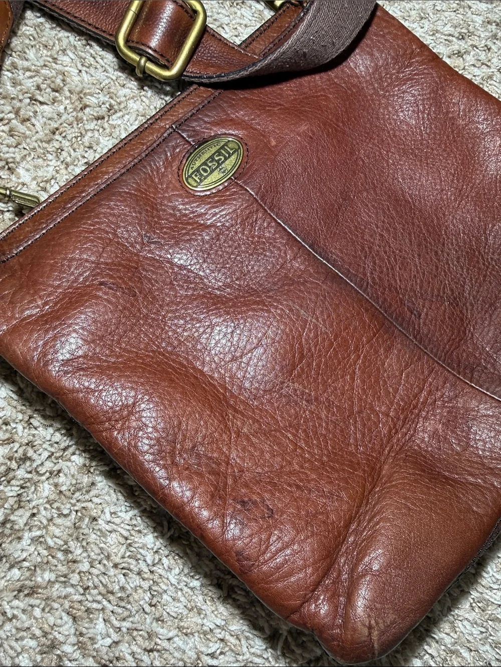 FOSSIL Leather Crossbody Bag